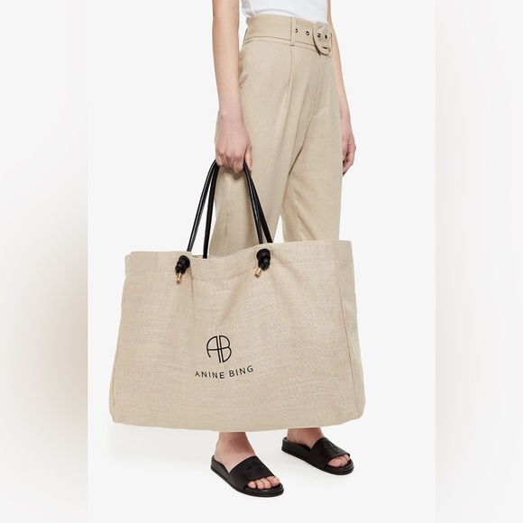 Anine Bing Large Saffron Tote - Picture 3 of 13